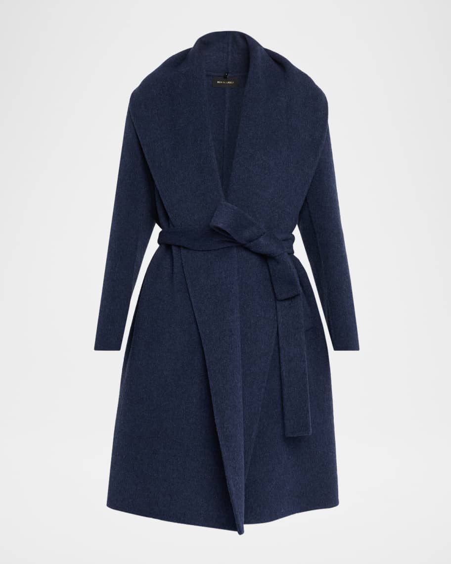 Kobi Halperin Yael Shawl-Collar Wrap Coat