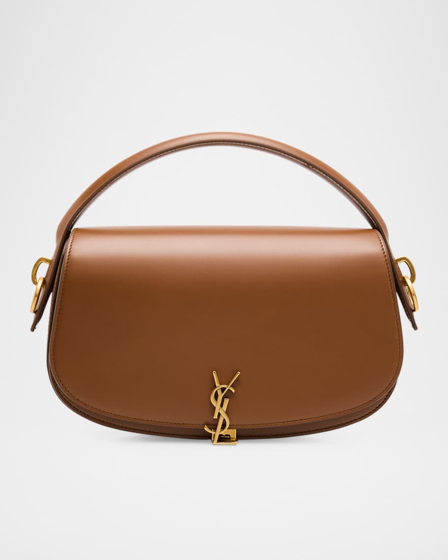 Saint Laurent Voltaire YSL Shoulder Bag in Leather | Neiman