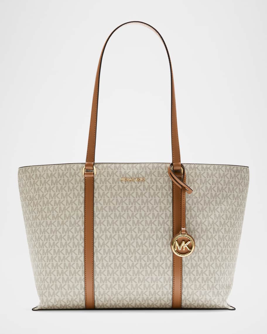 MICHAEL Michael Kors Temple Monogram Logo Tote Bag | Neiman