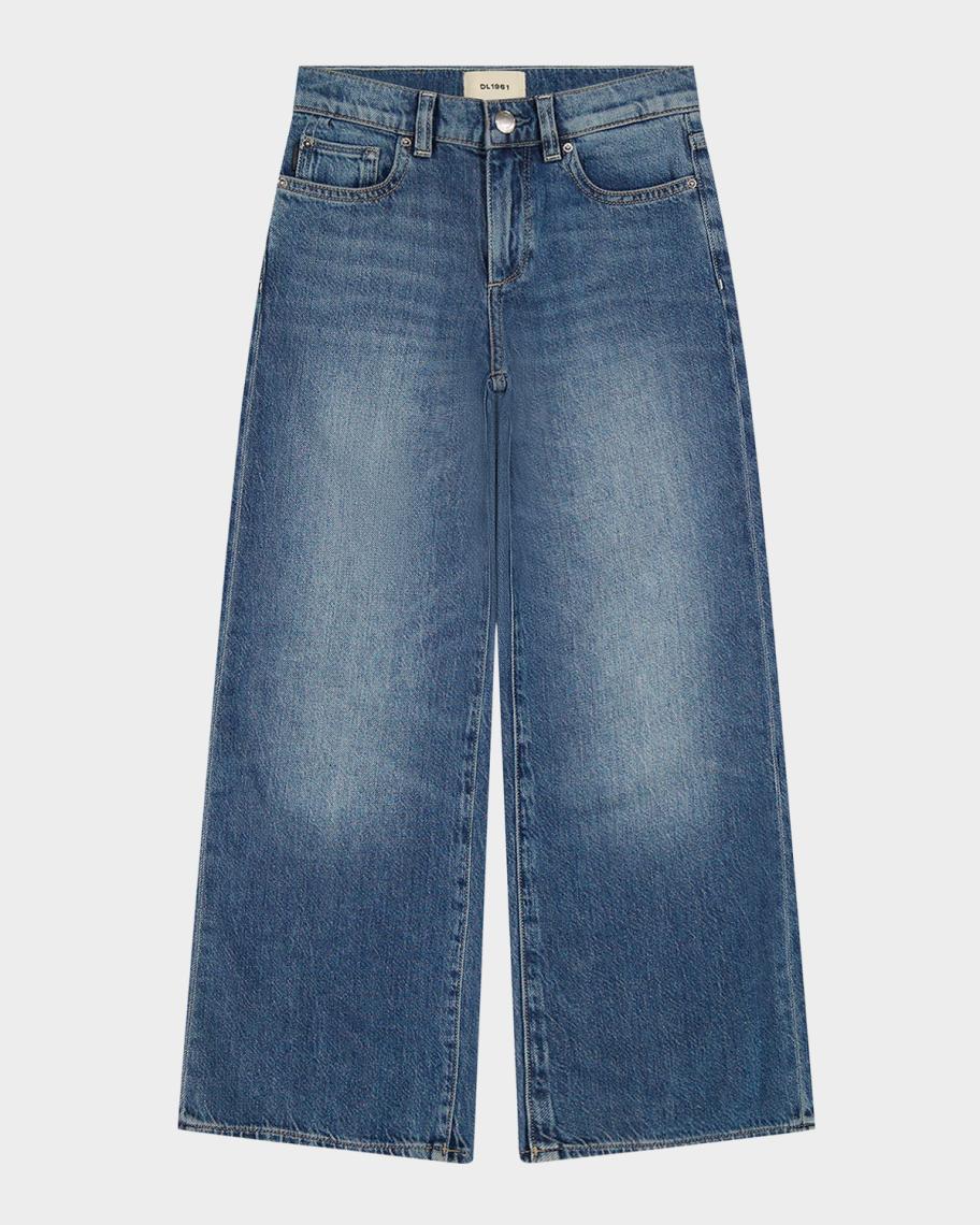 DL1961 Girl's Nini WideLeg Denim Jeans, Size 716 Neiman Marcus