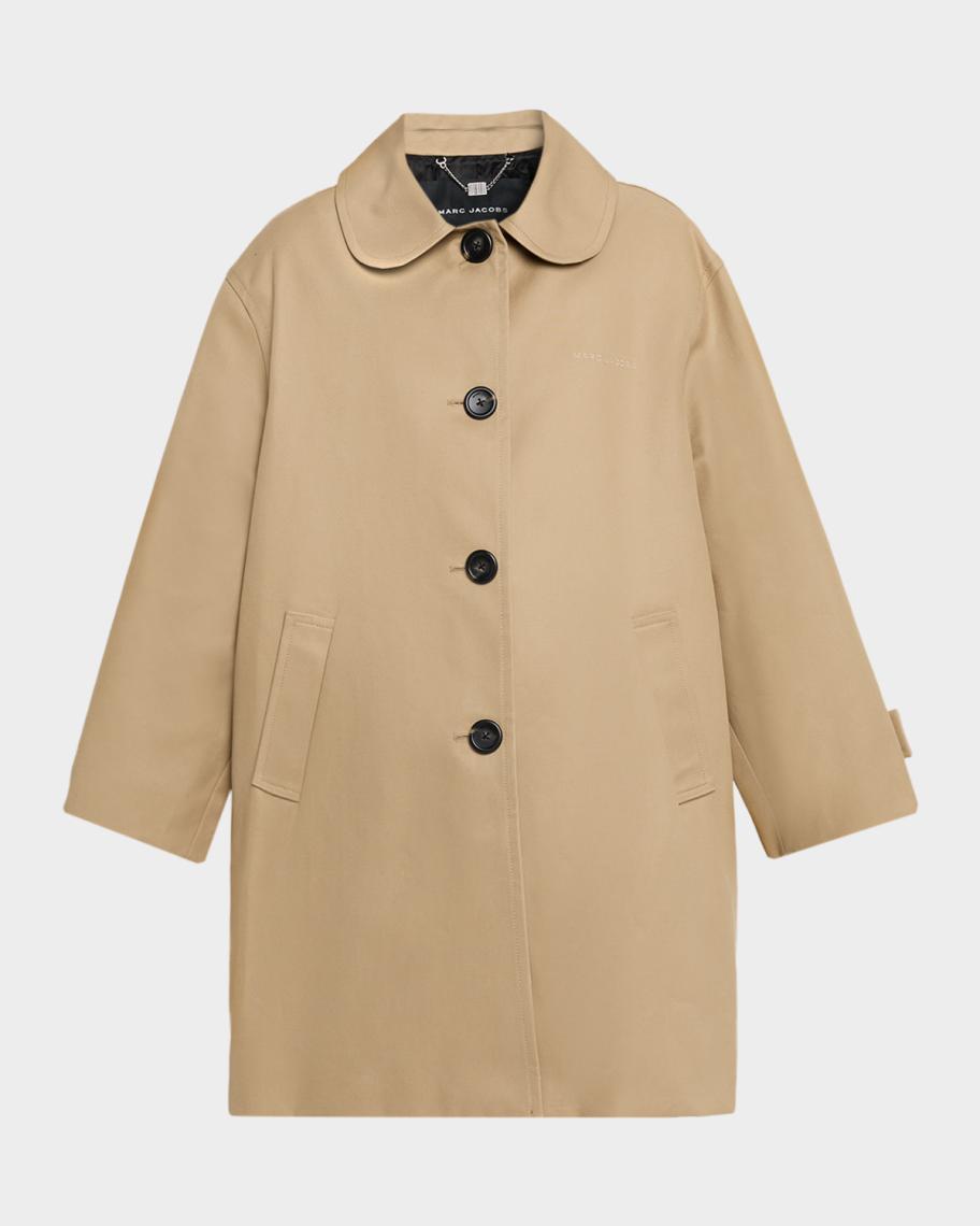 Manteau Long Marc New York - Taille XS - Couleur Olive - Occasion Très Bon état
