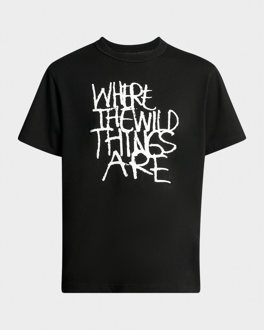 トップス sacai WHERE THE WILD THINGS ARE Tee sacai Men's Where The Wild Things Are Short-Sleeve T-Shirt