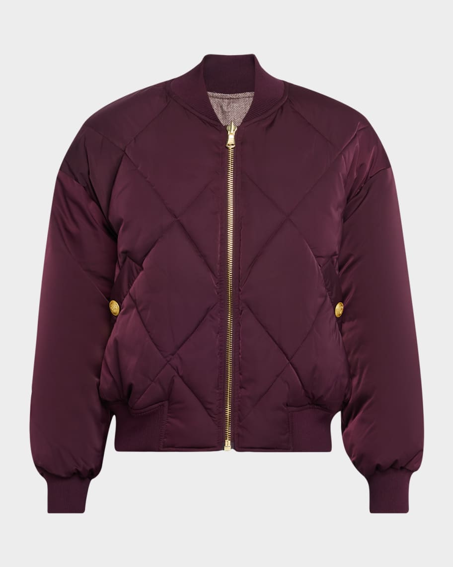 ★関税/送料込★MISCHIEF★RHOMBUS QUILTED BOMBER JACKET ☆関税/送料込☆MISCHIEF☆RHOMBUS QUILTED BOMBER JACKET