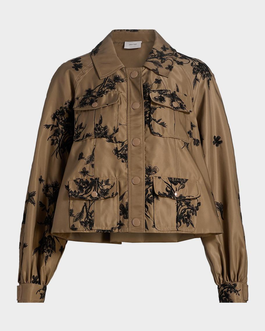 Cinq à Sept Adami Wildflower Whimsy Embroidered Jacket | Neiman Marcus