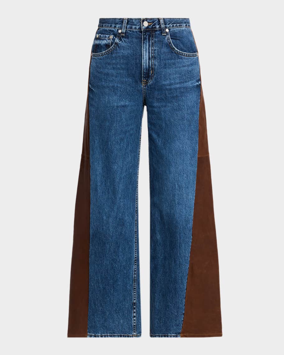 【WV PROJECT】25SS★ Twin Pintuck Wide Denim Pants nm_5072437_100381_m