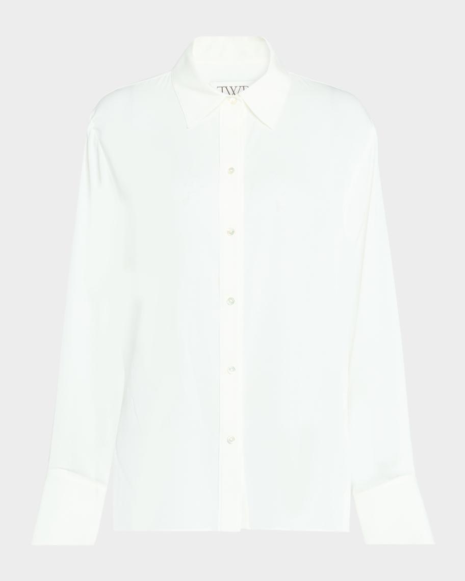 TWP New Joey Button-Front Shirt | Neiman Marcus