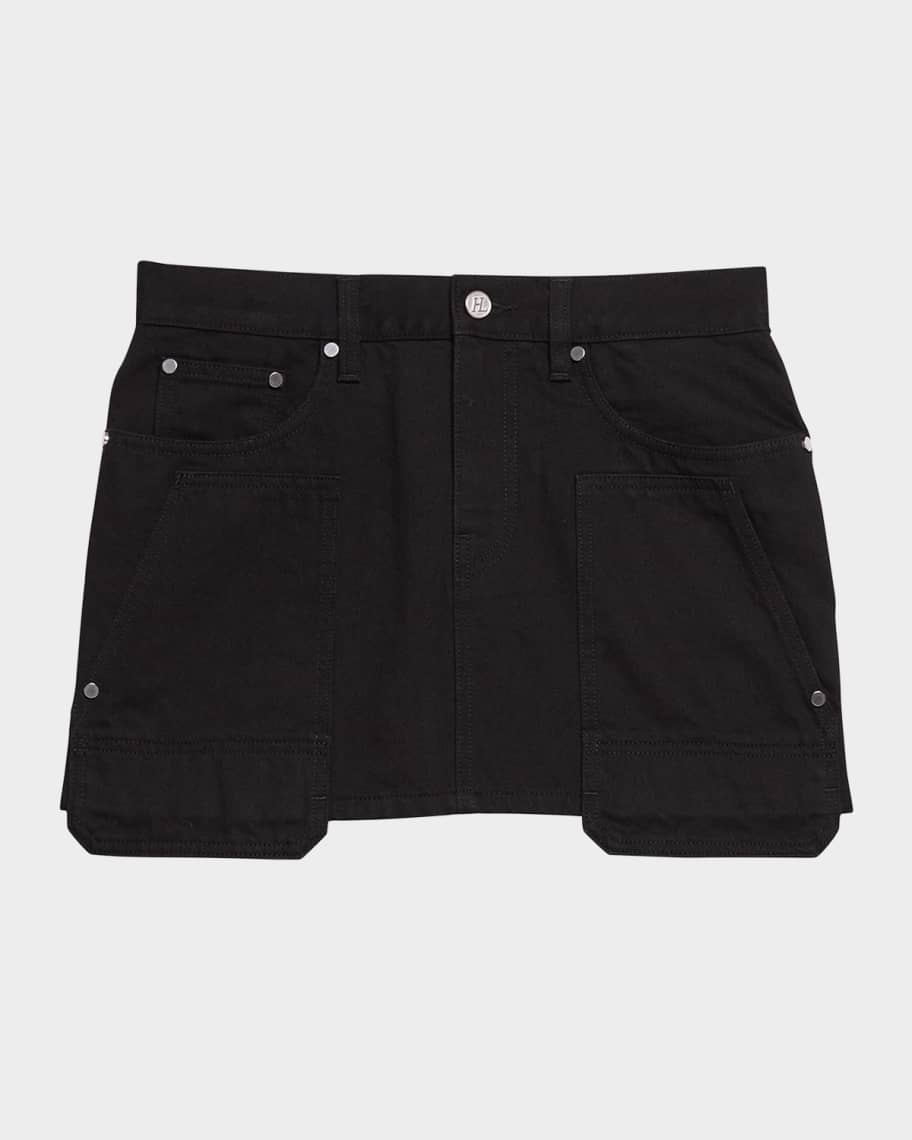 ♡HELMUT LANG ミニスカート♡ Helmut Lang Mini Denim Carpenter Skirt | Neiman Marcus