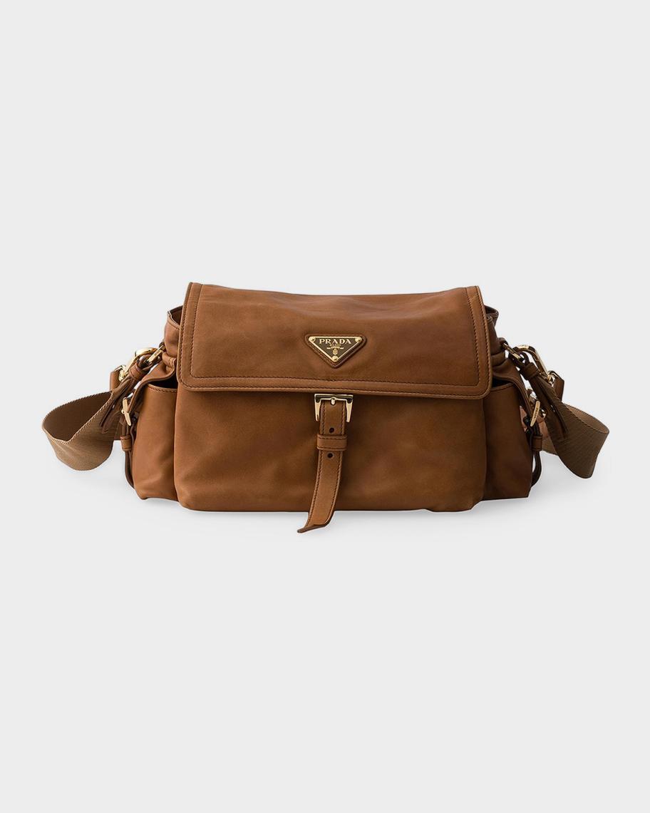 Explore Medium Nappa Leather Shoulder Bag