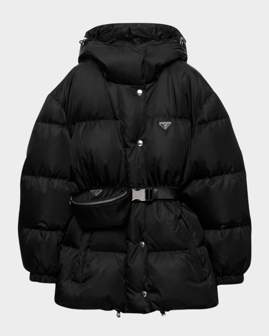 ジャケット・アウター ARGUE NYLON OVER BUTTON DOWN BLOUSON Prada Men's Re-Nylon Blouson Jacket | Neiman Marcus