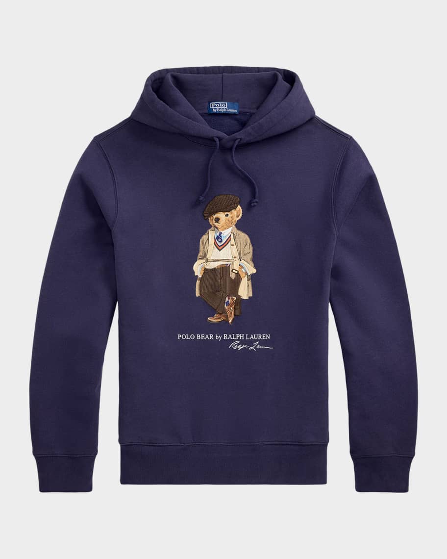 Polo Ralph Lauren Men's Polo Bear Hoodie | Neiman Marcus