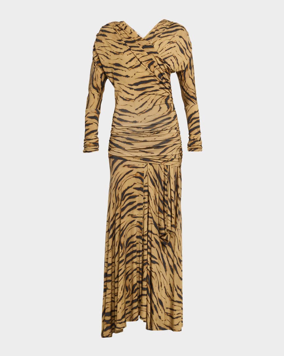 knee length dresses for ladies Vintage The Lilly Green & Blue Lilly Pulitzer Maxi Dress – Modig main image 0