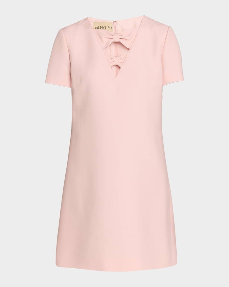 valentino pink cut out dress Valentino Pink Floral Embellished Cutout Dress S Valentino