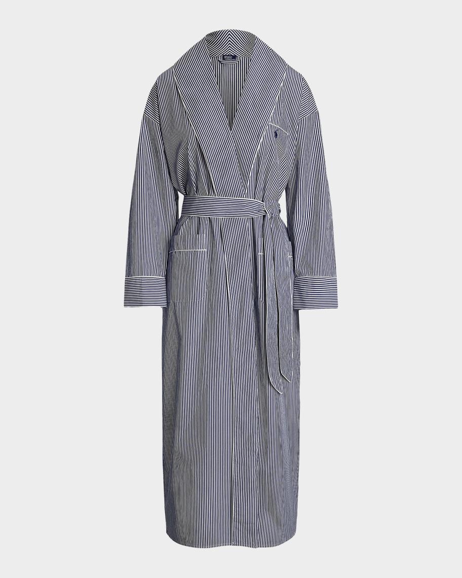 Polo Ralph Lauren Heritage Cotton Wrap Robe | Neiman Marcus
