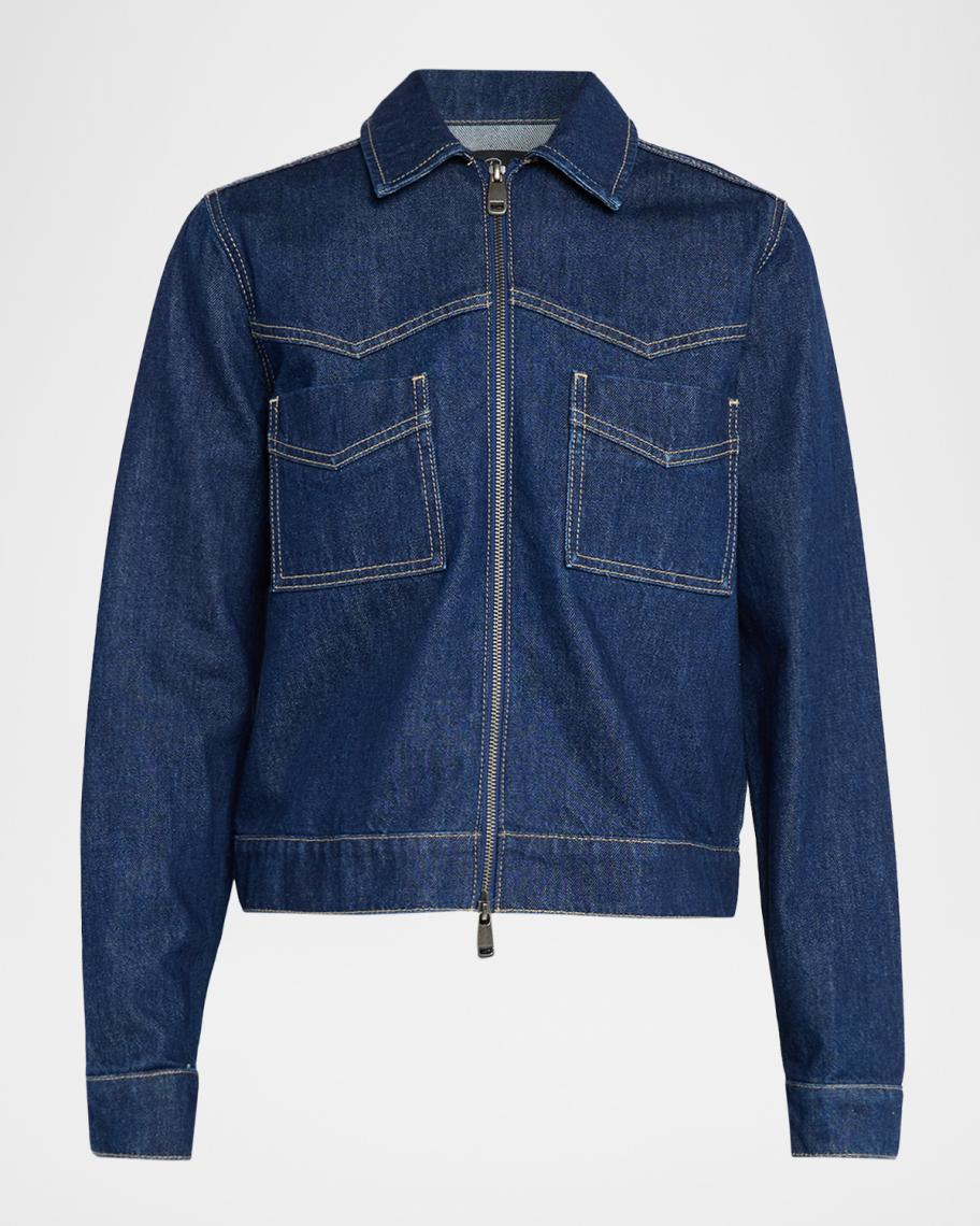 Rails Trabuco Western Denim Jacket | Neiman Marcus