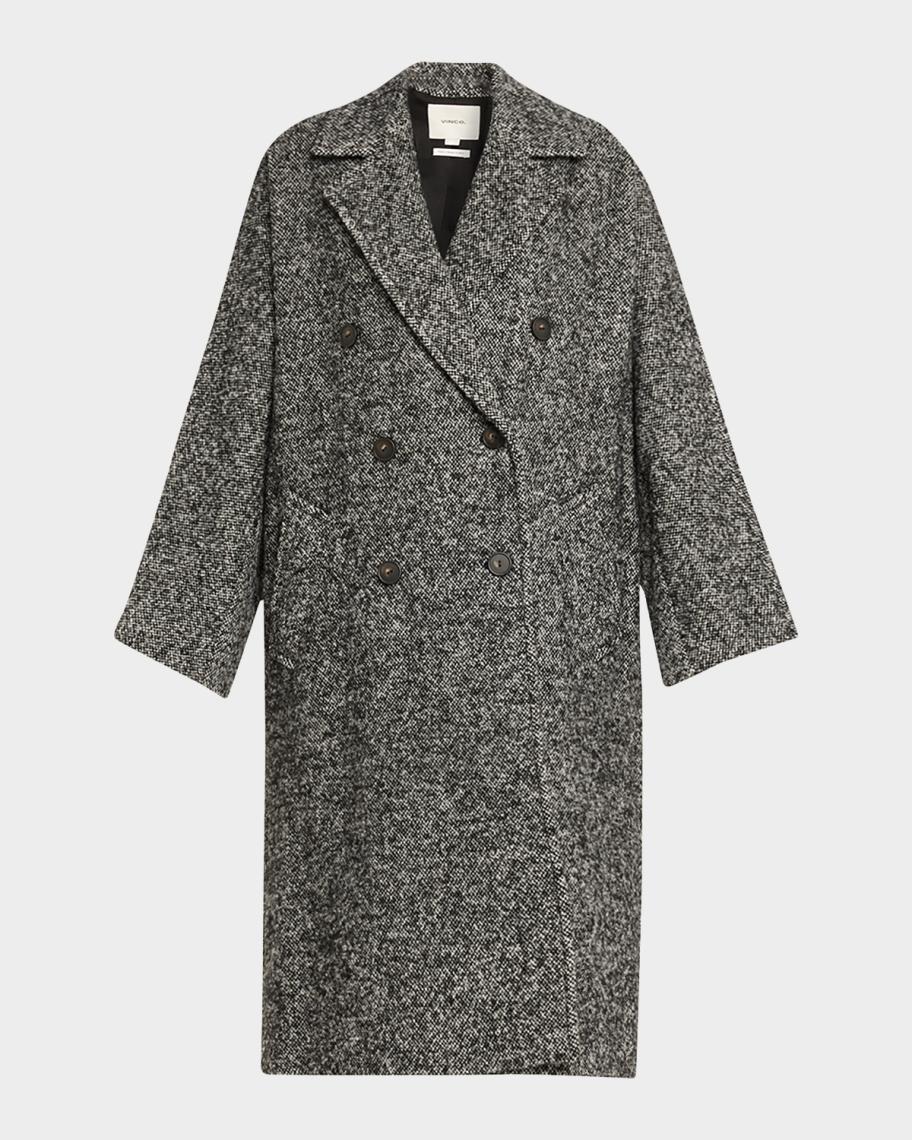 Vince Double-Breasted Overcoat | Neiman Marcus