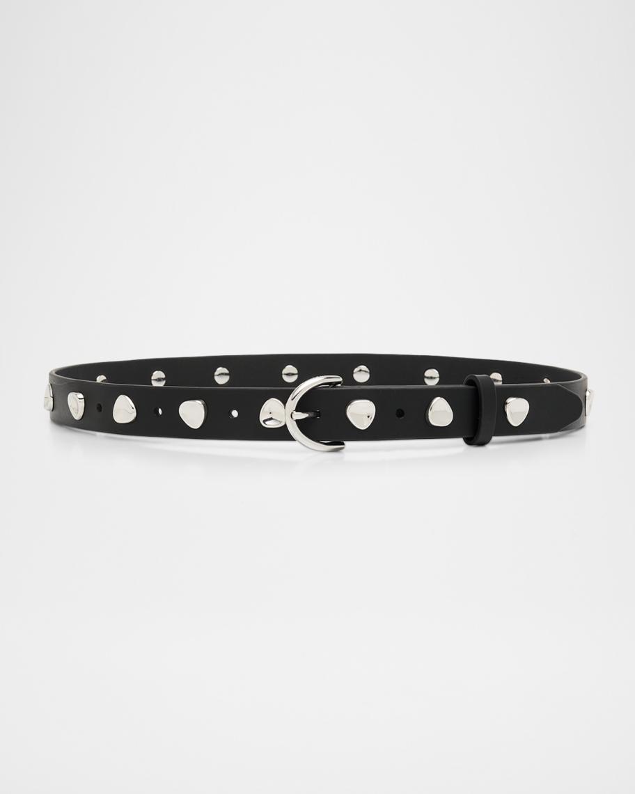 Rag & Bone Brynn Studded Leather Belt | Neiman Marcus display picture 3