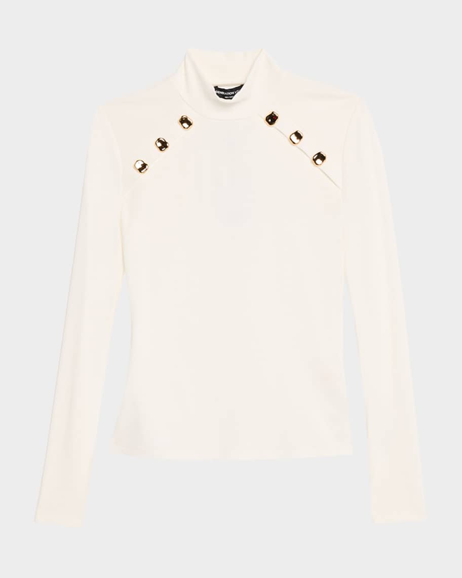 Generation Love Anika Rib-Knit Turtleneck Top | Neiman Marcus