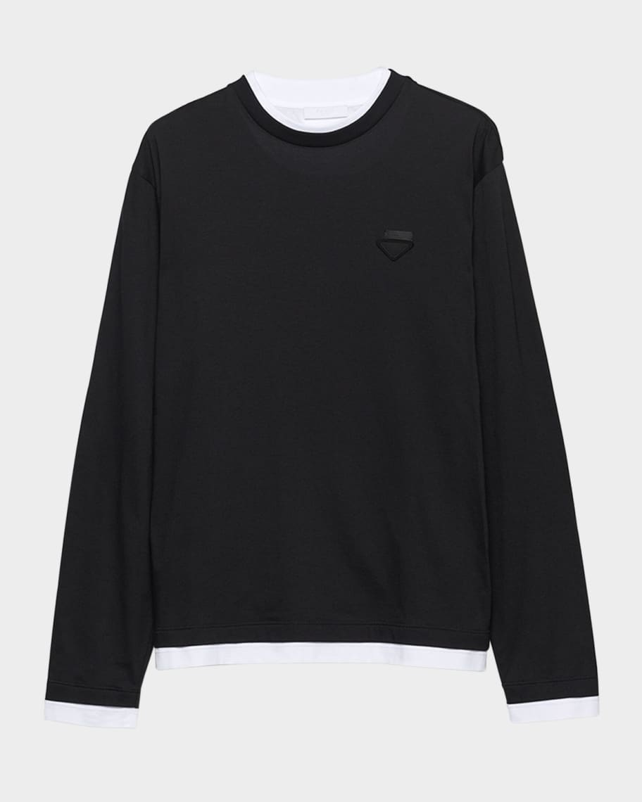 トップス Prada sport archive long sleeve T-shirt PRADA SPORT 00s WHITE LONGSLEEVE TEE (M) – Treasuresmarket