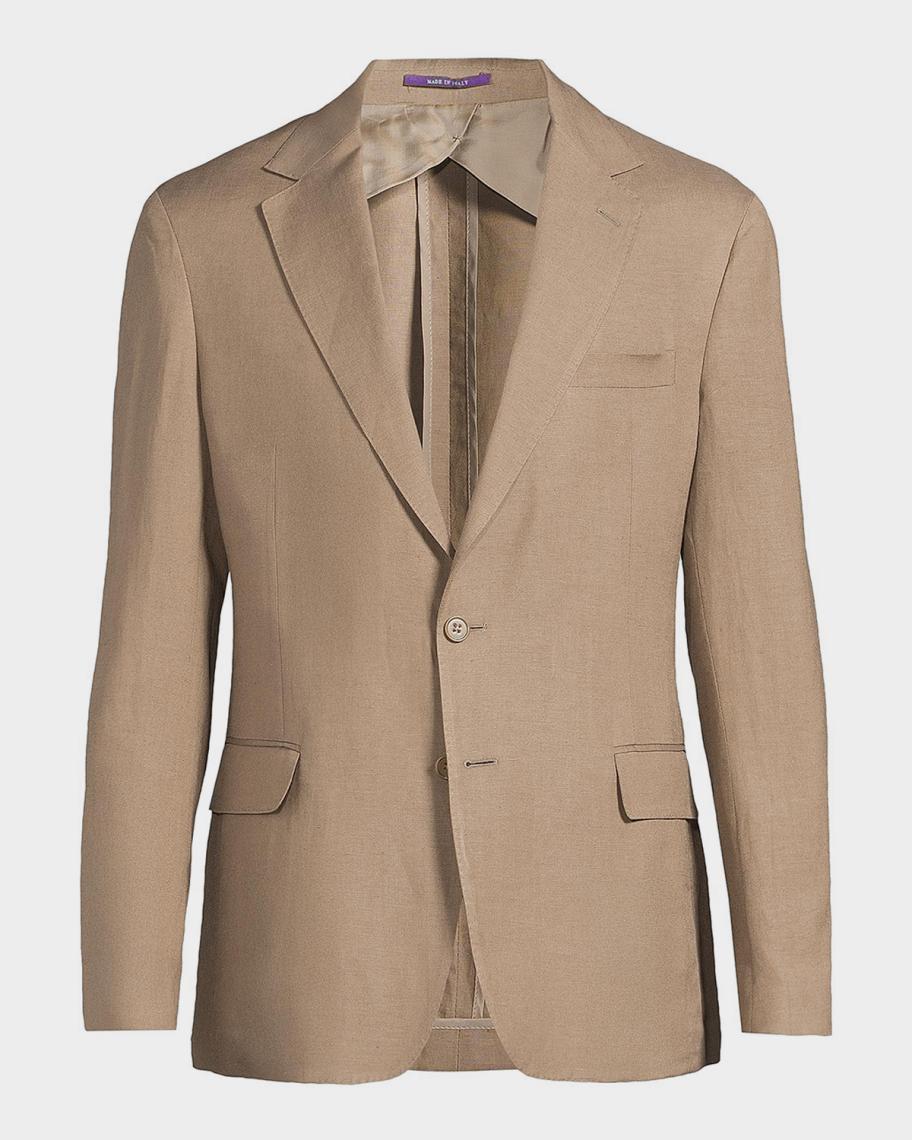 Ralph Lauren Purple Label Men's Hadley Hand-Tailored Silk-Linen