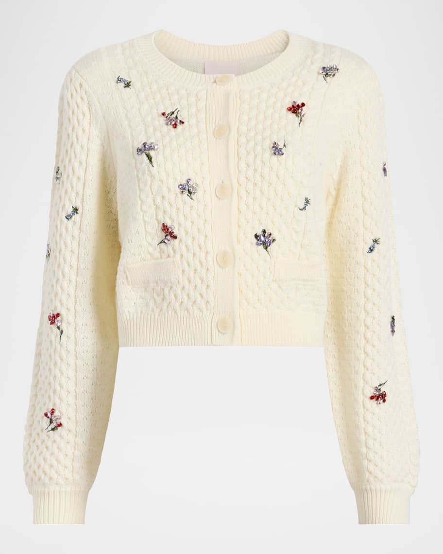 【新品タグつき】ROSY LUCE Cropped Knit Cardigan ROSY LUCE CROPPED KNIT CARDIGAN カーディガン