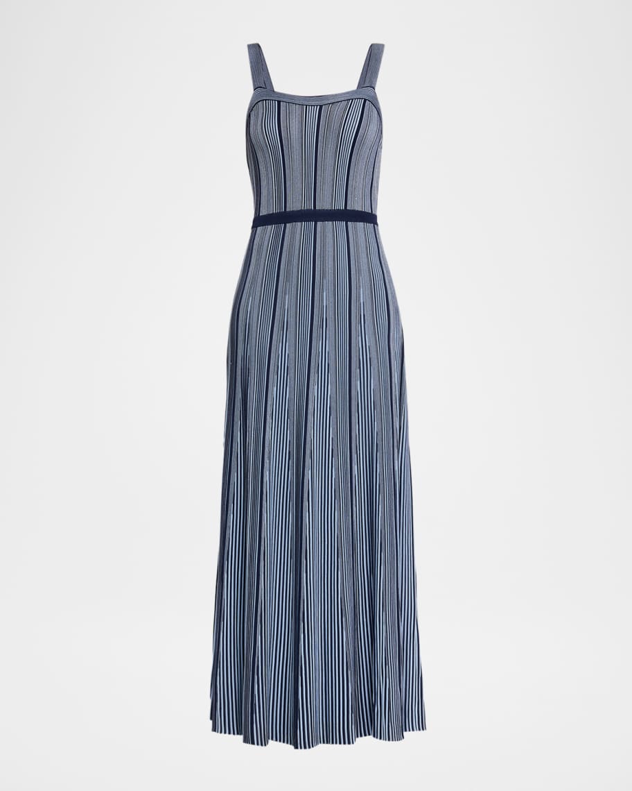chinese dress ladies The Maxi Corded Straps Ribbed Dress in Black