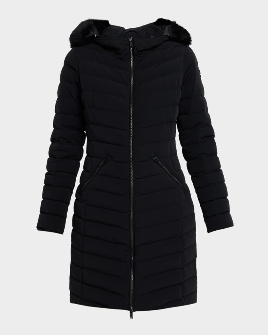 Moose Knuckles Andesite Down Parka with Removable Hood & Shearling