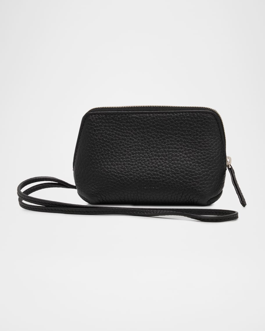 バッグ THE ROW Owen Pouch Grain Leather black Agnes Pouch Black in Leather – The Row