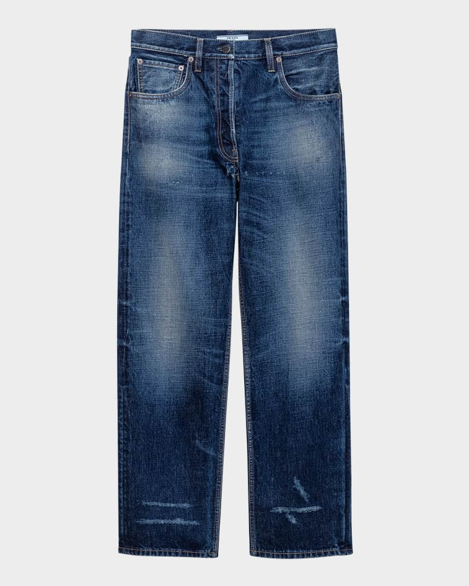 【プラダ・PRADA】Stretch denim five-pocket jeans Prada Five-Pocket Denim Jeans | Saks Fifth Avenue