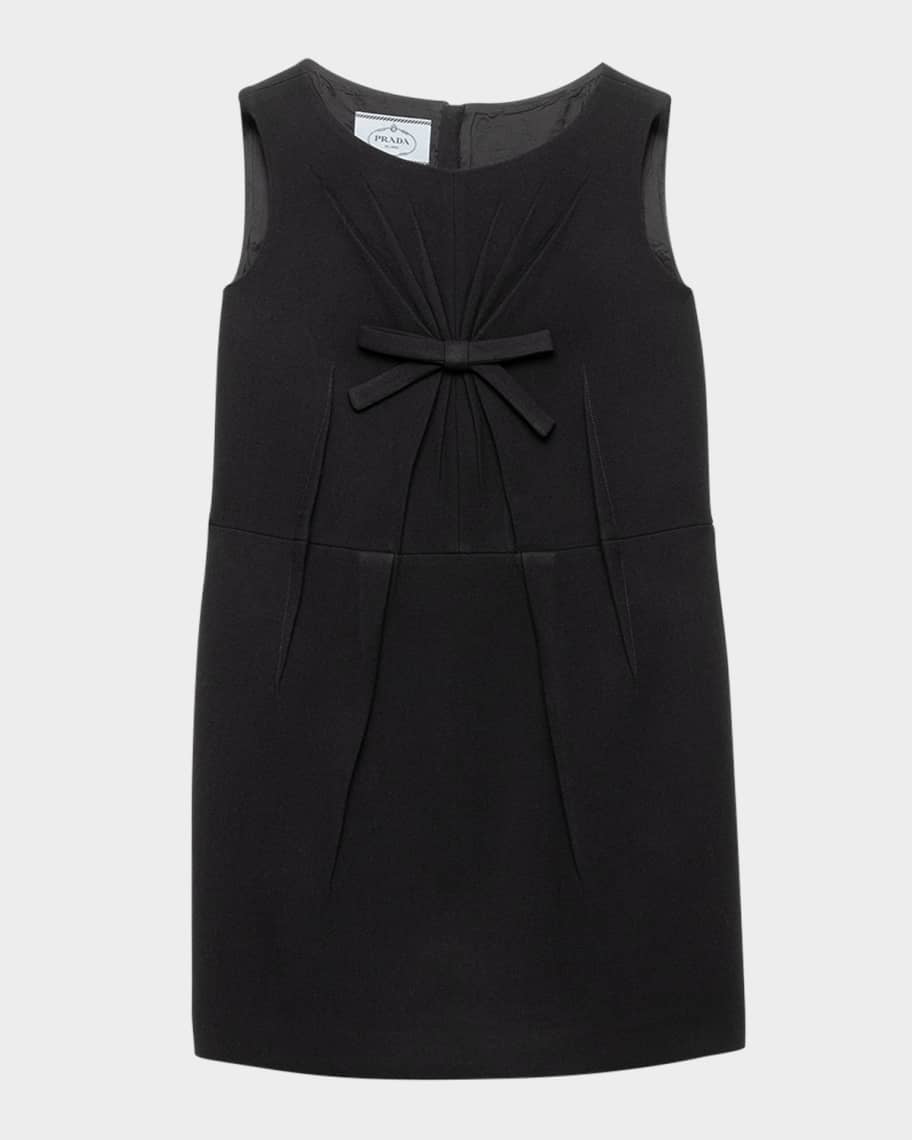 【プラダ・PRADA】Natte minidress Prada Natté Mini Dress | Black | FARFETCH