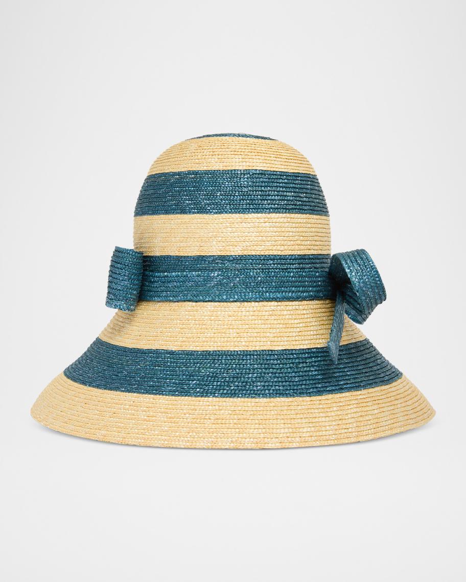 Valentino Garavani VLogo Signature Straw Cloche Hat | Neiman  display picture 1
