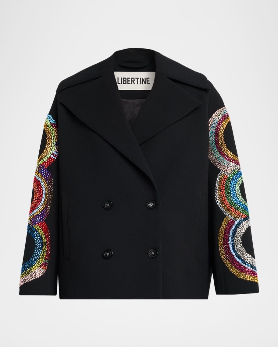 Libertine Sonia Crystal-Embellished Deauville Jacket | Neiman Marcus