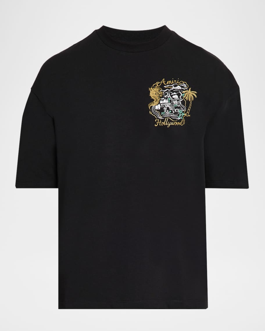 Amiri Men's Amiri Hollywood Oversized Logo T-Shirt | Neiman