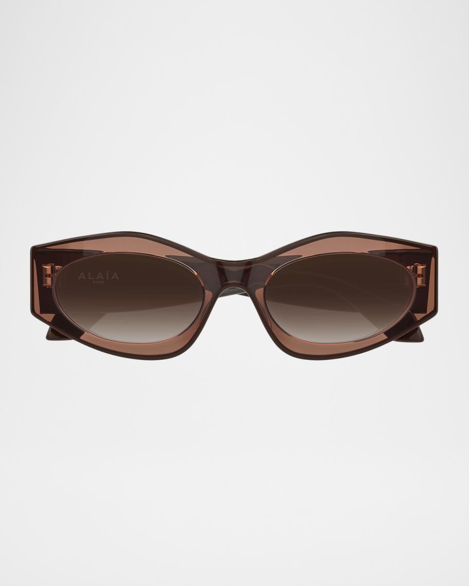 ALAIA Acetate Cat-Eye Sunglasses | Neiman Marcus display picture 3