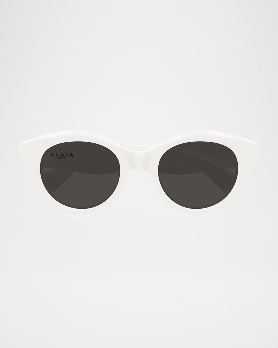 ALAIA 53mm Acetate Cat-Eye Sunglasses | Neiman Marcus display picture 3