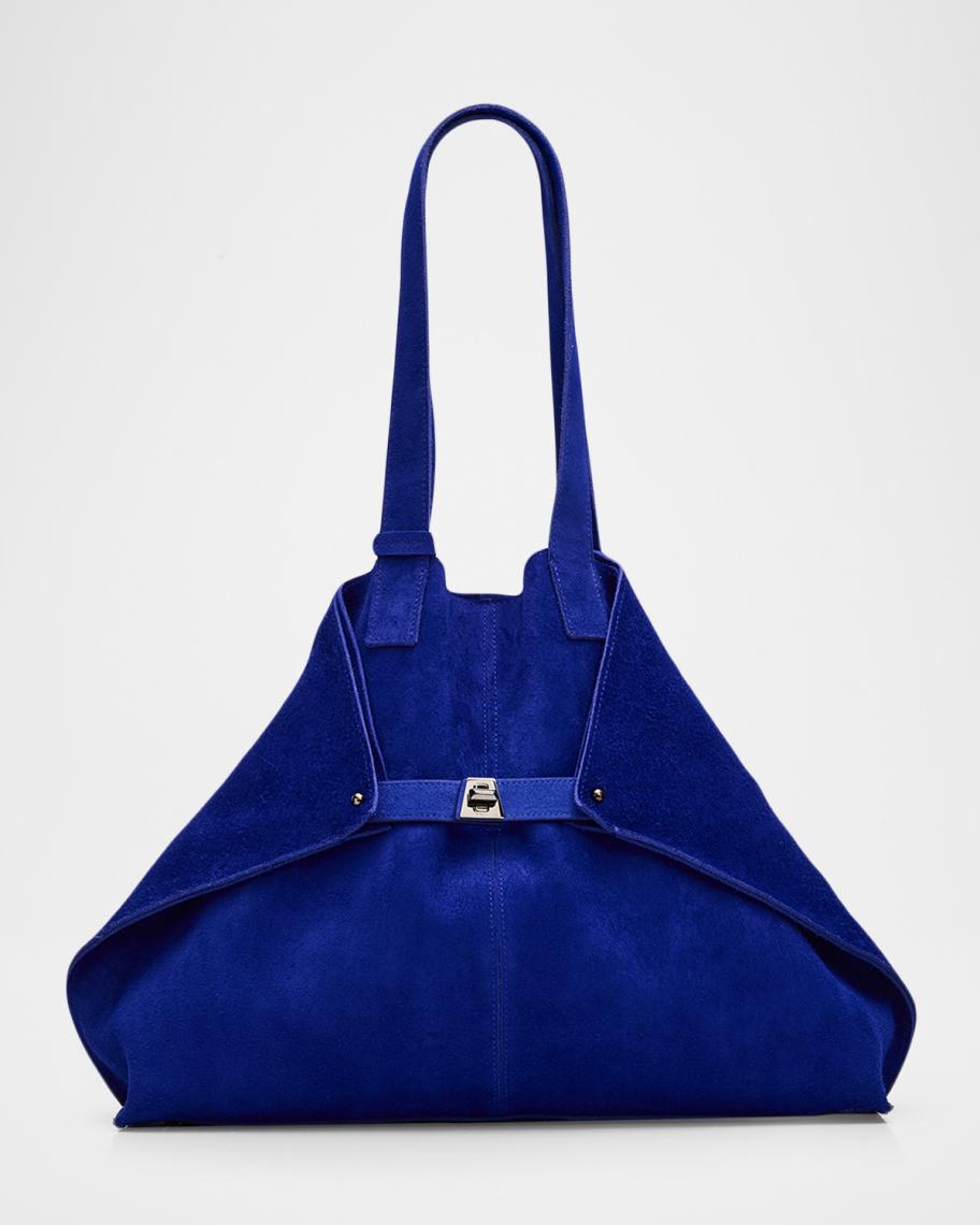 Akris Ai Medium Suede Tote Bag | Neiman Marcus