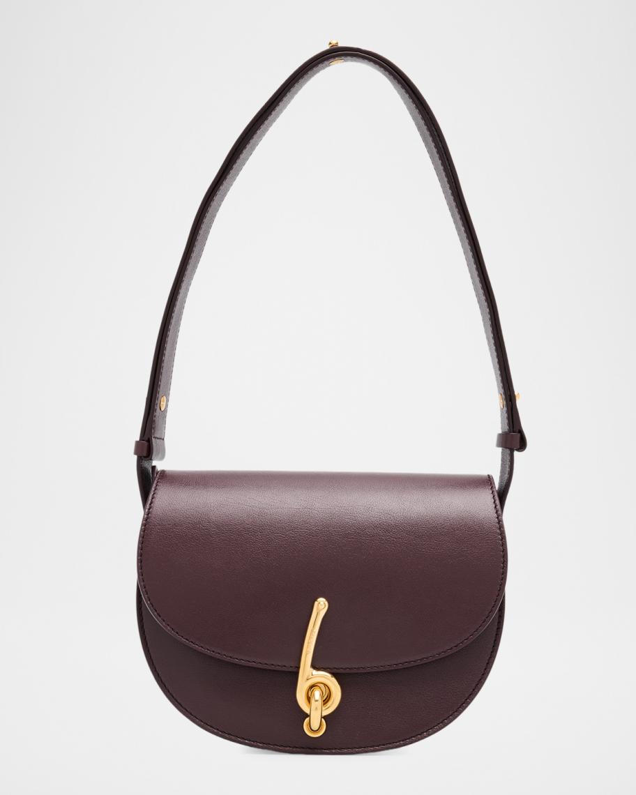 Burberry Bridle Small Leather Saddle Shoulder Bag | Neiman Marcus