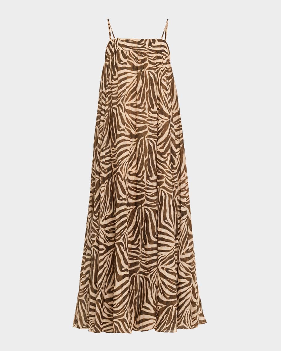 Zimmermann Wanderlust Zebra Maxi Dress | Neiman Marcus