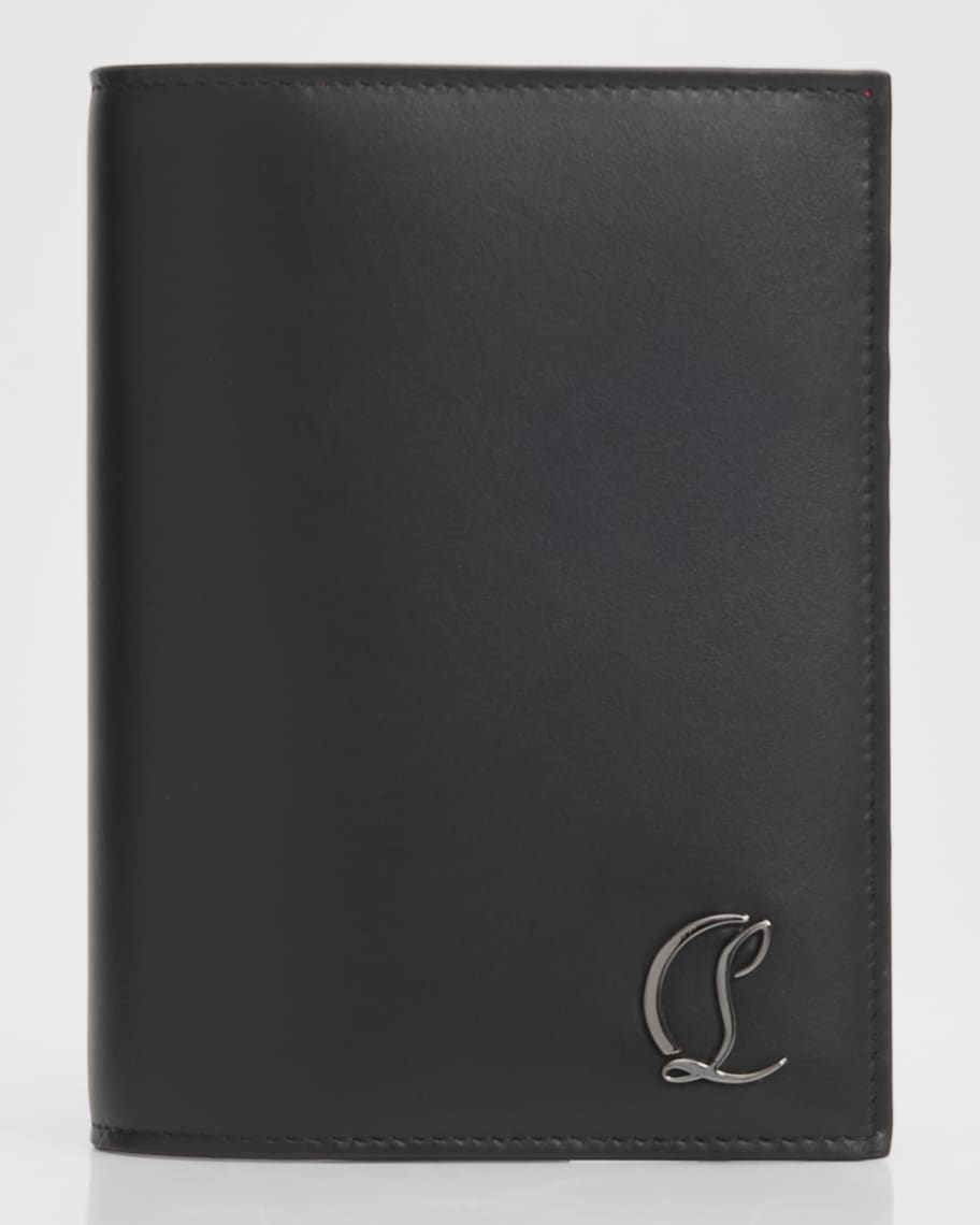 Christian Louboutin Men's Mooncrest Leather Passport Holder