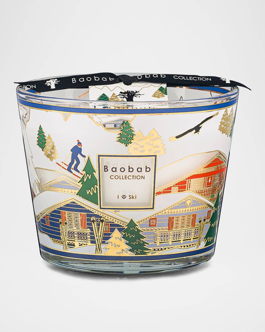 Baobab Collection I Love Ski 2026 4-Wick Max 10 Candle, 1.3