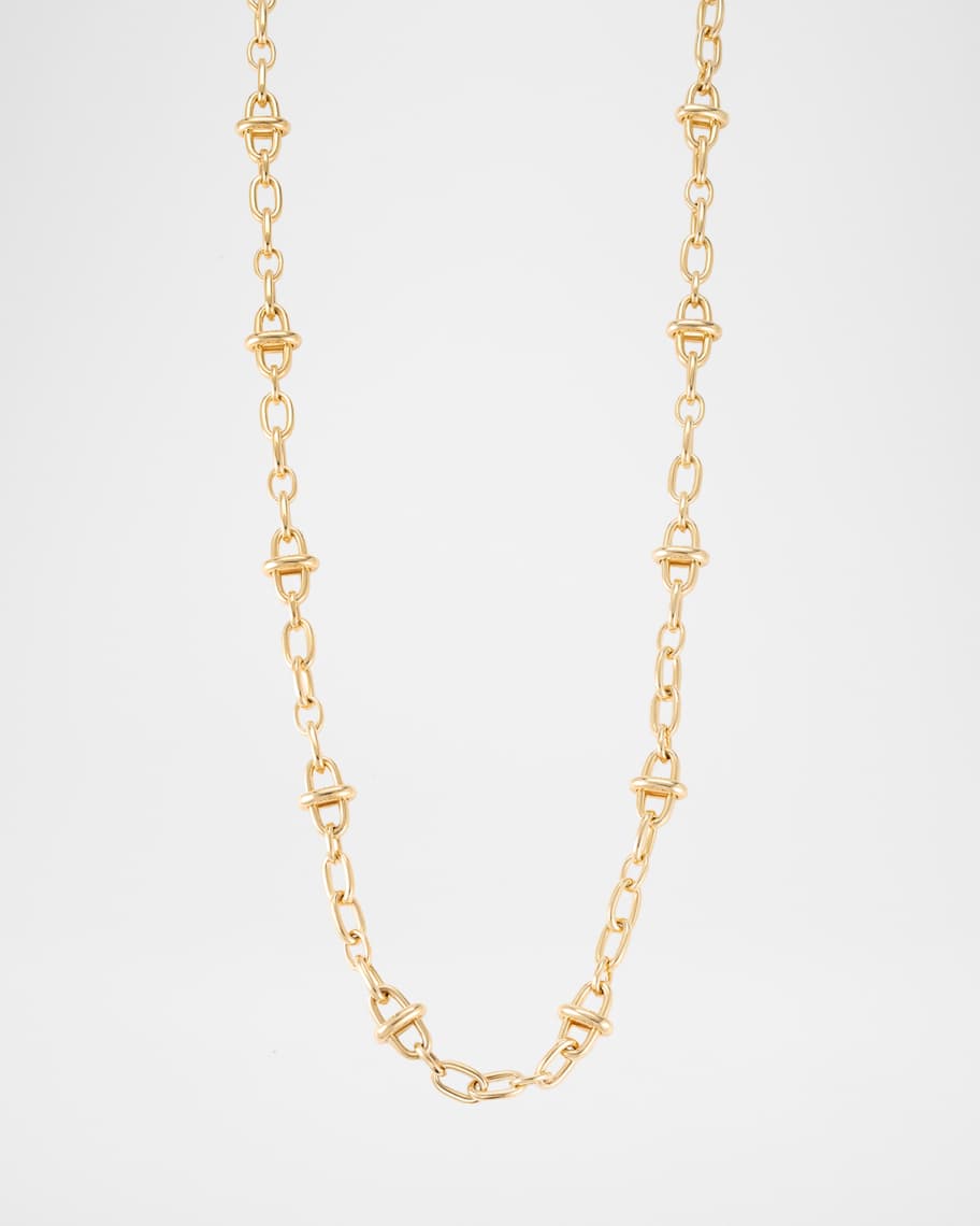 Pomellato Iconica 18K Yellow Gold Link Chain Necklace | Neiman Marcus