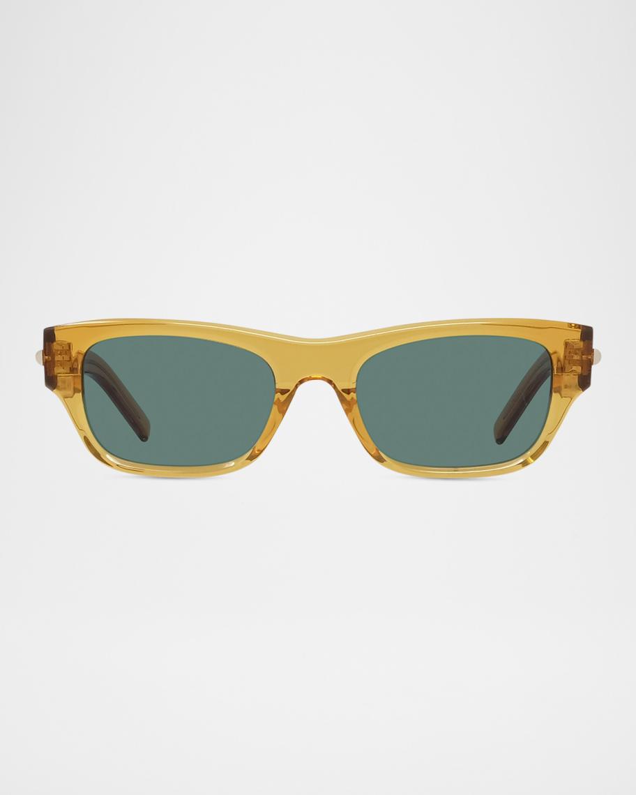 Givenchy Men's GV One Acetate Rectangle Sunglasses | Neiman Marcus