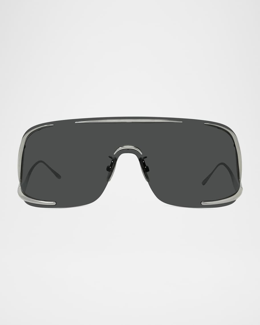 Loewe Signature Metal Shield Sunglasses | Neiman Marcus