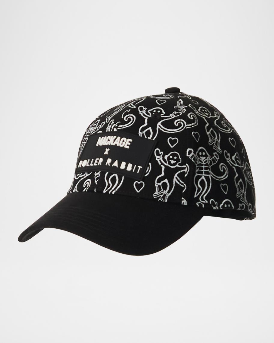 Mackage x Roller Rabbit Logo-Patch Baseball Hat