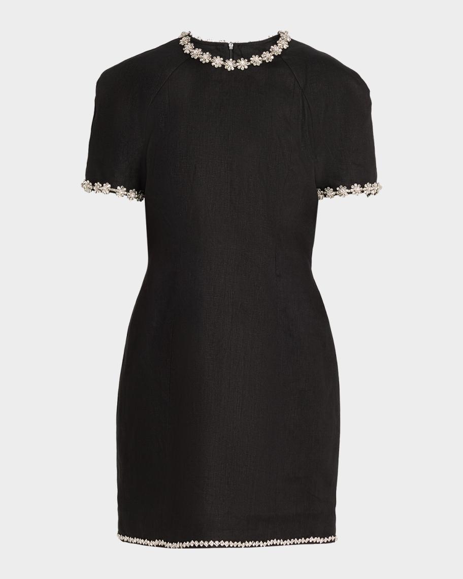 Zimmermann Rebellion Embellished Mini Dress