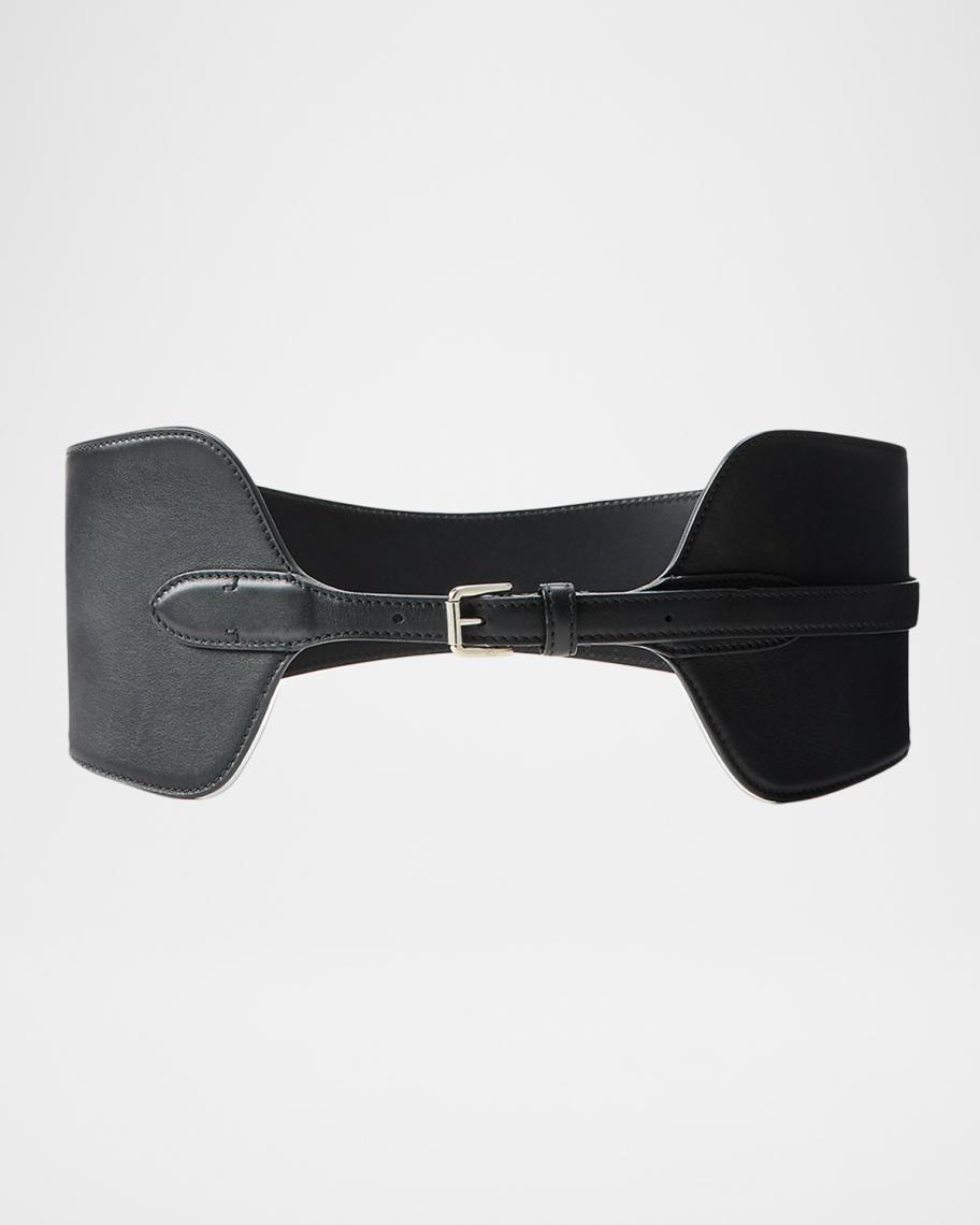 Ralph Lauren Collection Corset Leather Belt | Neiman Marcus display picture 1