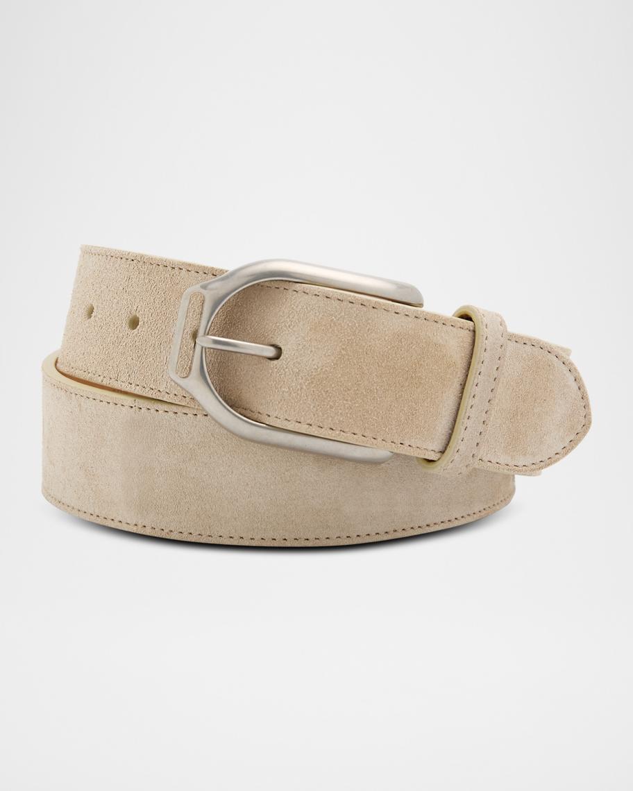 Ralph Lauren ベルト Polo Ralph Lauren Men's Welington Stirrup-Buckle Suede Belt