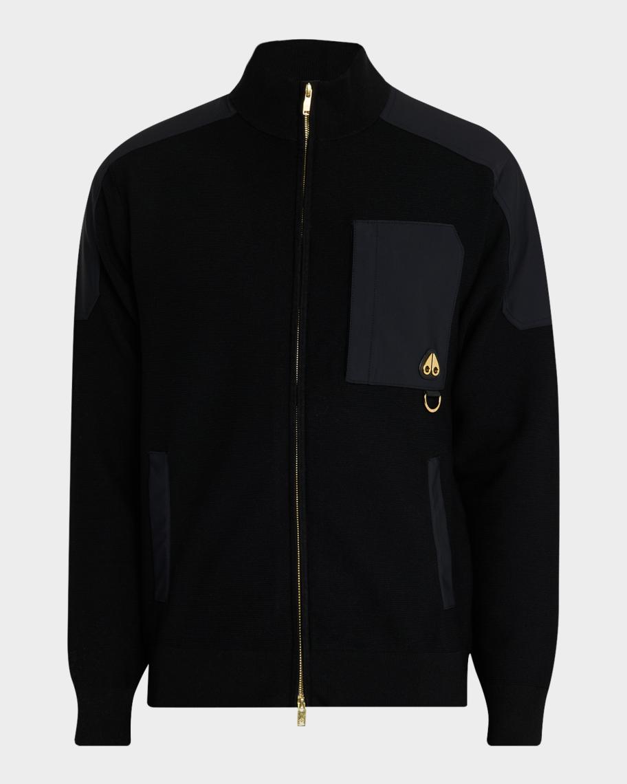 Moose Knuckles Men's Elowan Full-Zip Sweater | Neiman Marcus