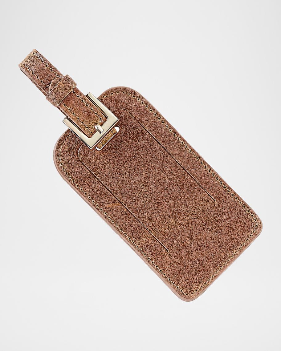 Graphic Image Leather Luggage Tag | Neiman Marcus