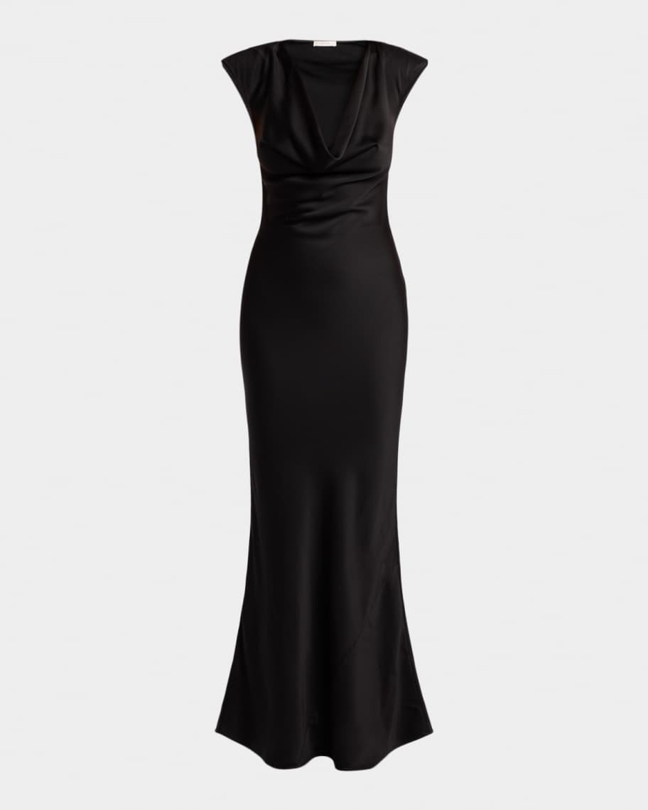 black rhinestone mesh long sleeve midi dress Bebe Women's Rhinestone Mesh Long Sleeve Maxi Dress, Black, XS