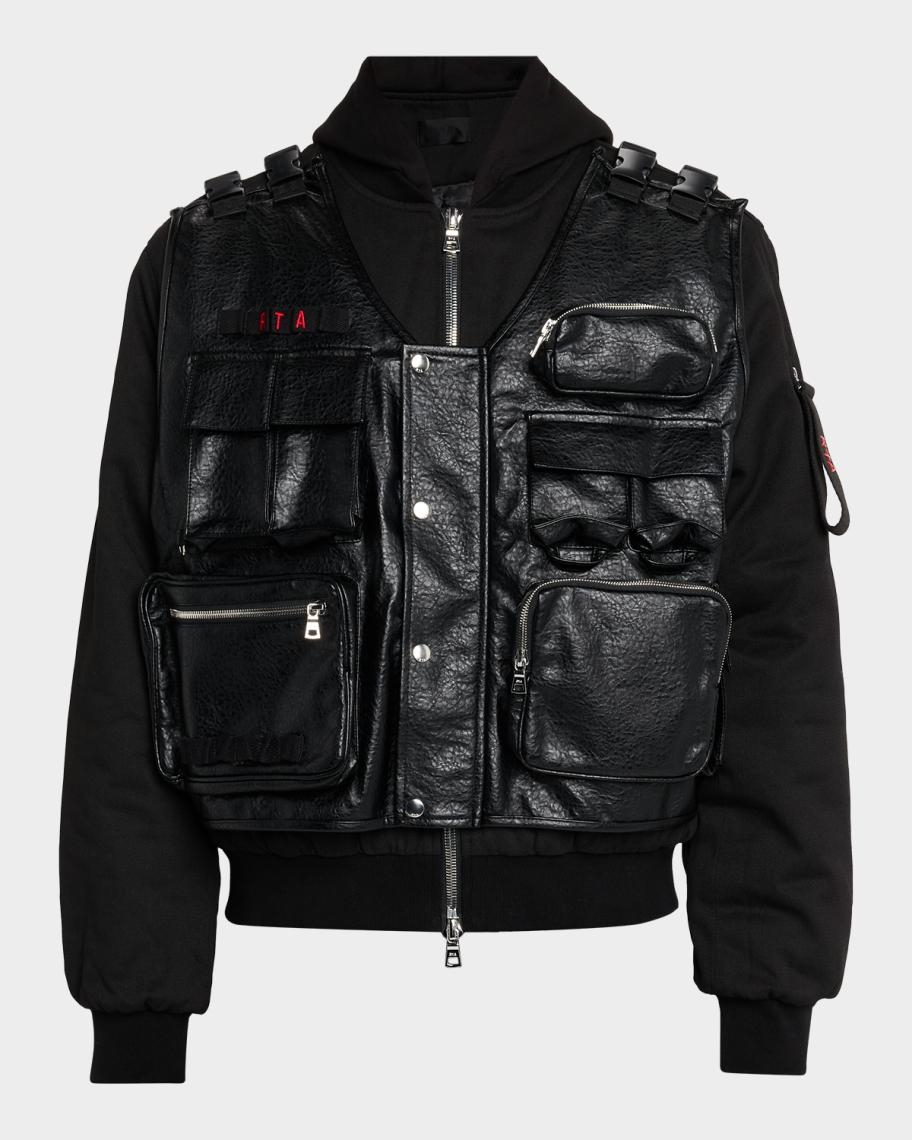 RTA Men's Geronimo Tactical Bomber Jacket | Neiman Marcus